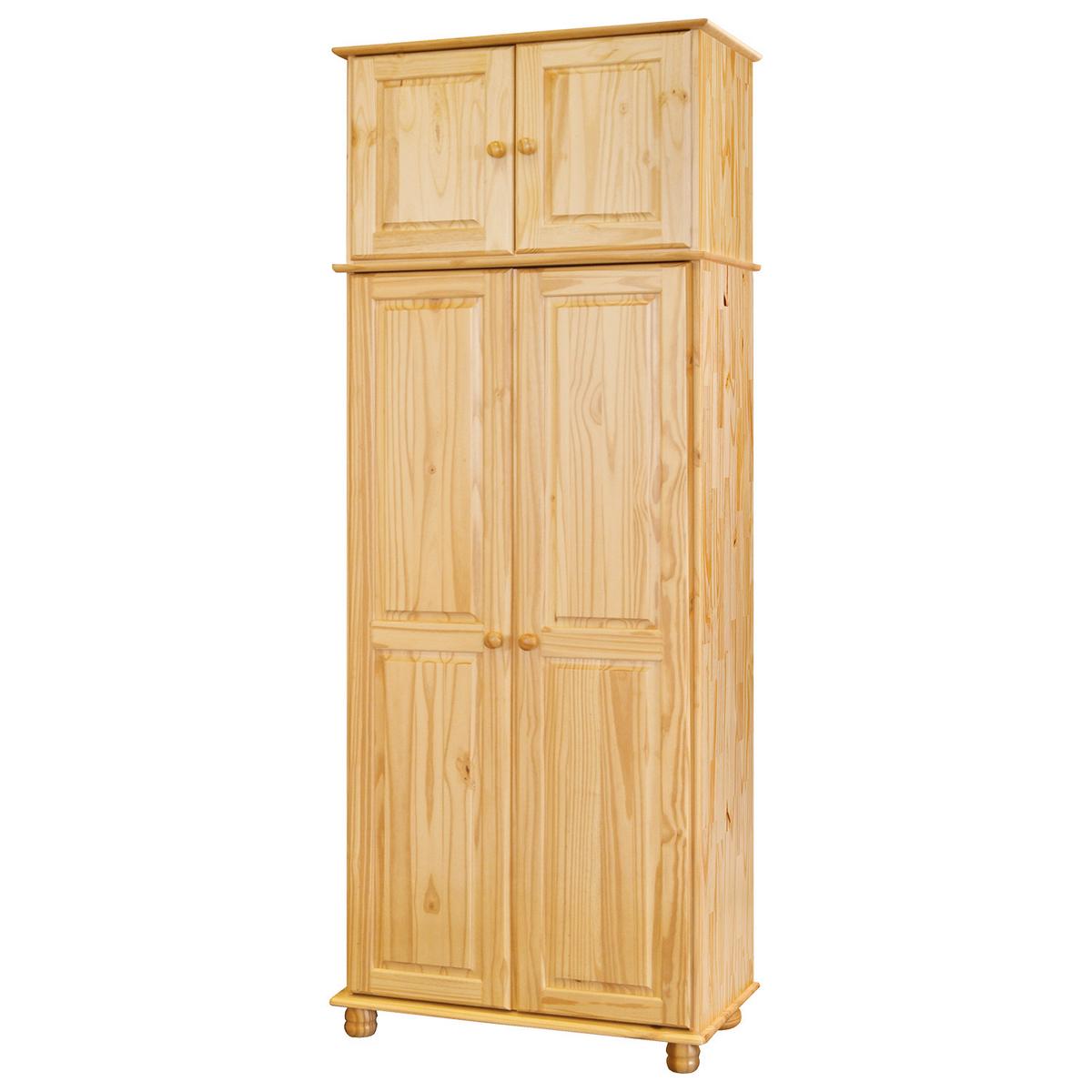 AUFSATZSCHRANK Naturfarben B: 82cm - Naturfarben, Natur, Holz (82/52/52cm) - Livetastic