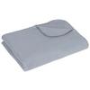 Fleecedecke Tina Silber 130x160 Cm - Silberfarben, KONVENTIONELL, Textil (130/160cm) - Ondega