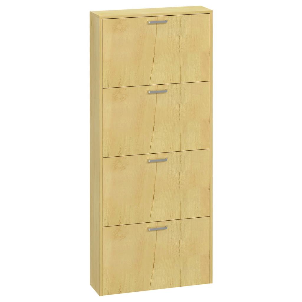 SCHUHSCHRANK Sulos Honigeiche Dekor