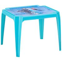 Kindertisch Eisprinzessin Hellblau Kunststoff Wetterfest - Hellblau, MODERN, Kunststoff (55/50/44cm)