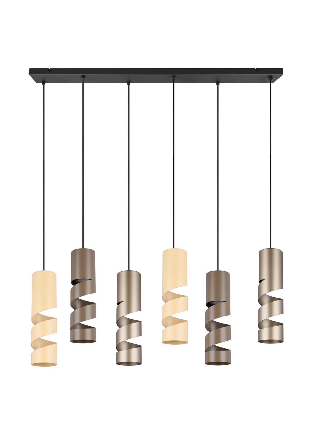 Pendelleuchte 364000617 Stream - Taupe/Beige, KONVENTIONELL, Metall (100/14/150cm) - Trio Leuchten