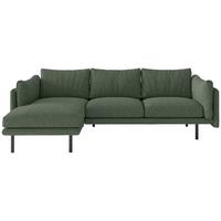 Ecksofa Salama - Beige/Schwarz, Design, Textil (160/268/100cm) - Livetastic