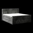 Boxspringbett mit Topper und Bettkasten 160x200 cm Medino - Anthrazit, KONVENTIONELL, Holz/Holzwerkstoff (160/200cm) - Luca Bessoni