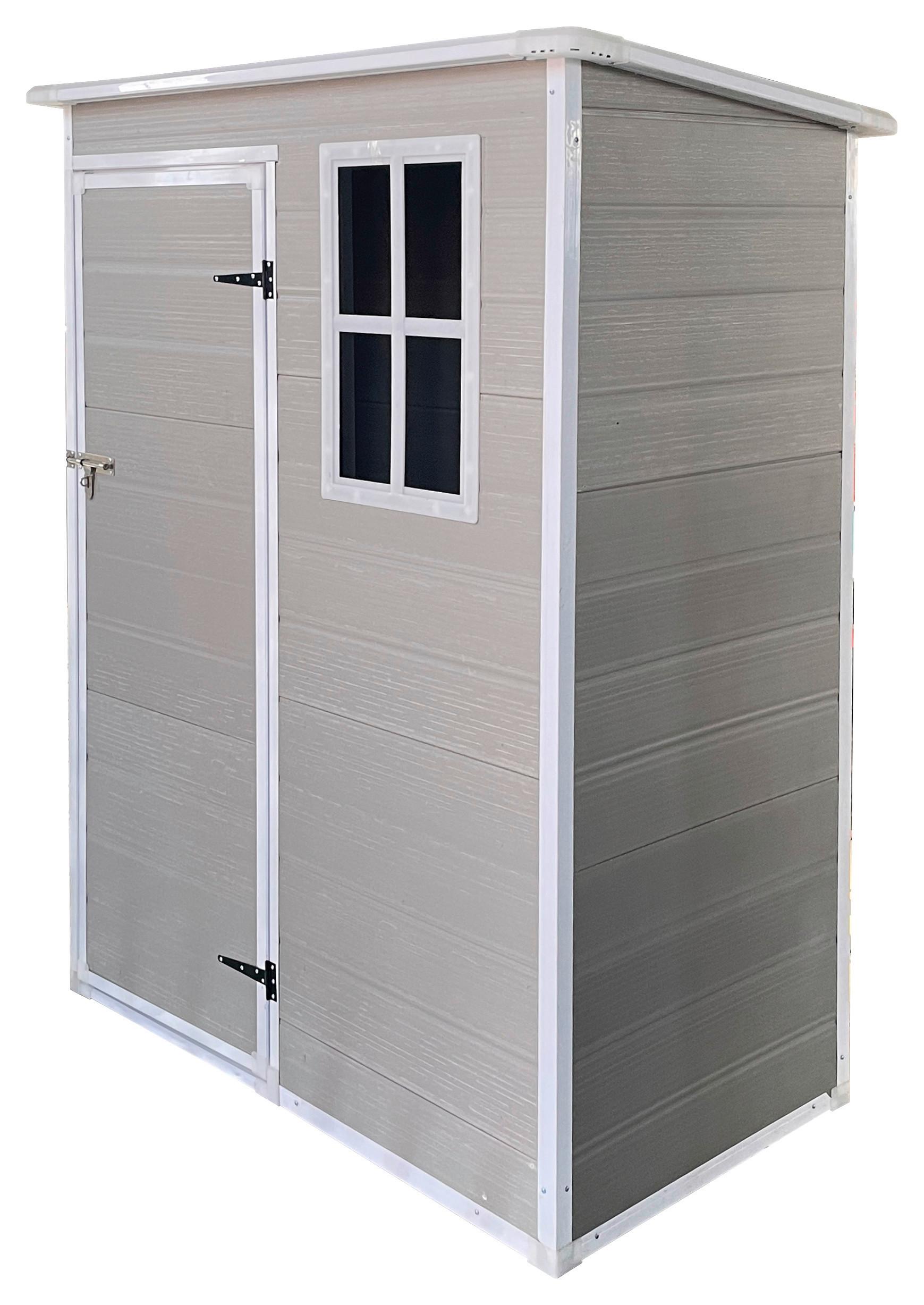 Gartenhaus Nizza - Grau, MODERN, Kunststoff/Metall (152/193/91.5cm) - Homezone