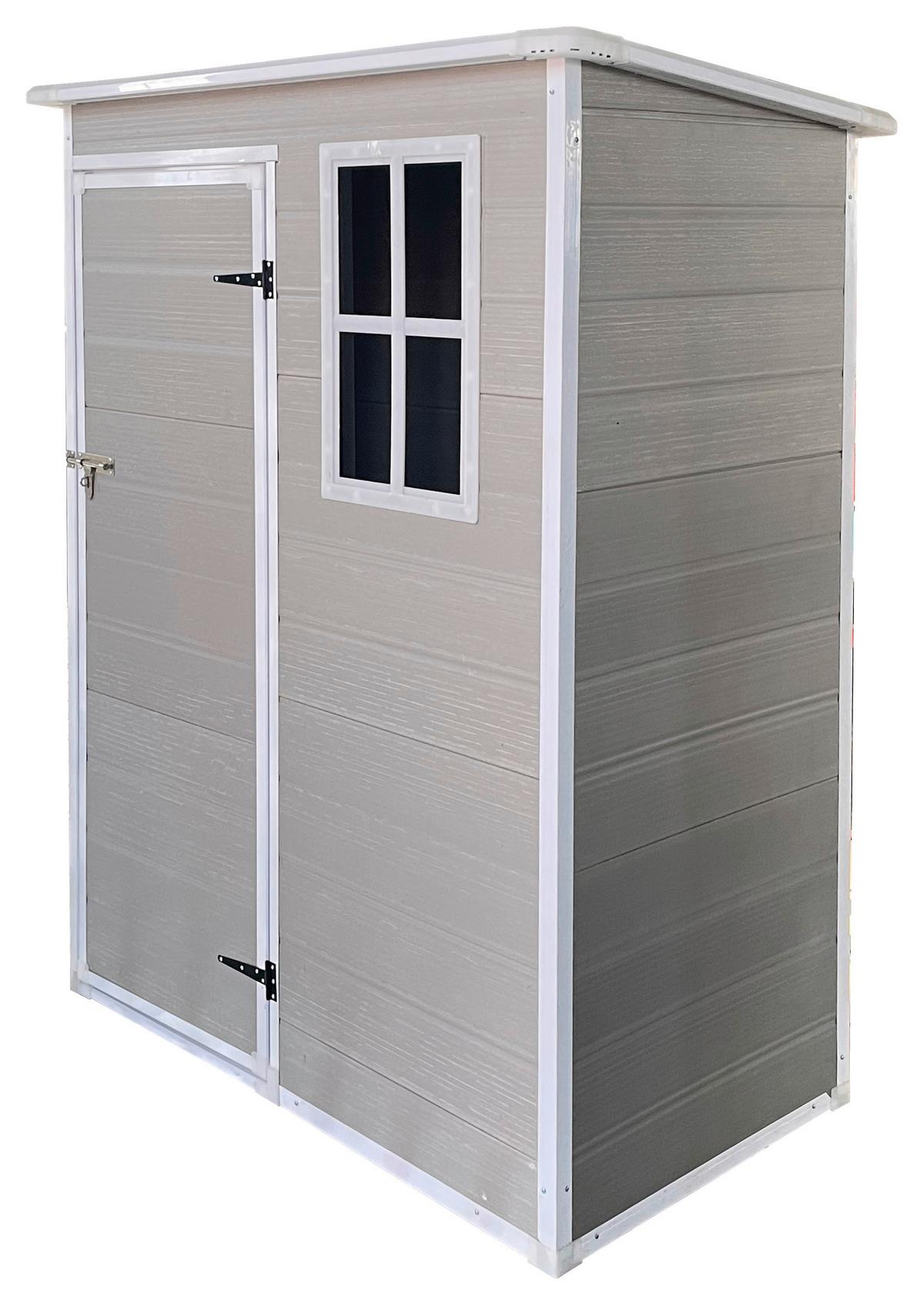 Gartenhaus Nizza - Grau, MODERN, Kunststoff/Metall (152/193/91.5cm) - Homezone