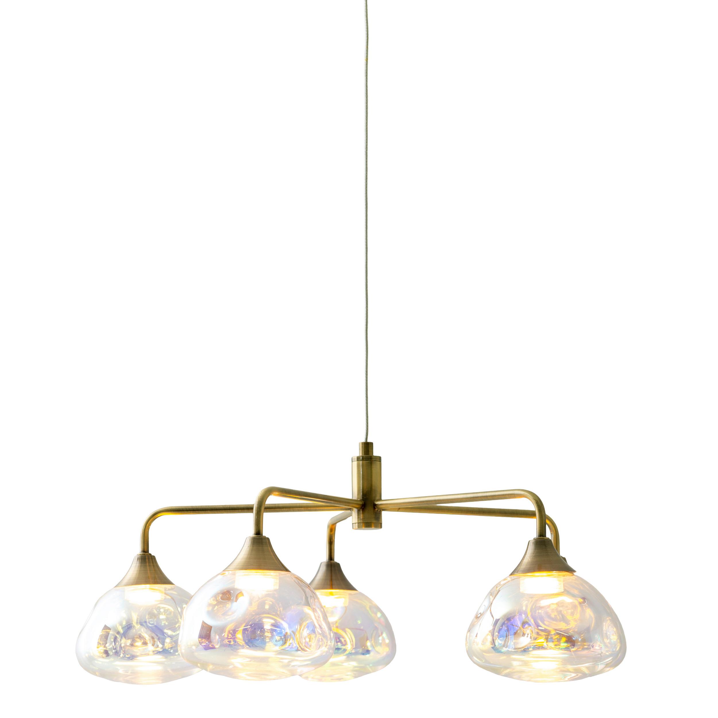LED-Hängeleuchte Varna H: 120 cm 5-Flamming