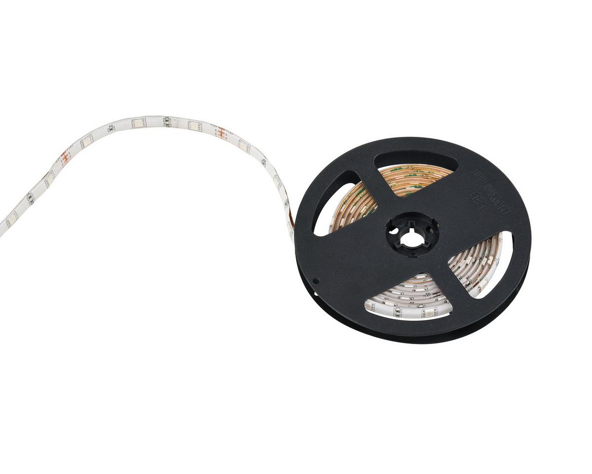 Led-stripe Thore 300 Cm Mit Farbwechsler, Beliebig Kürzbar - Weiß, MODERN, Kunststoff (300cm) - Luca Bessoni