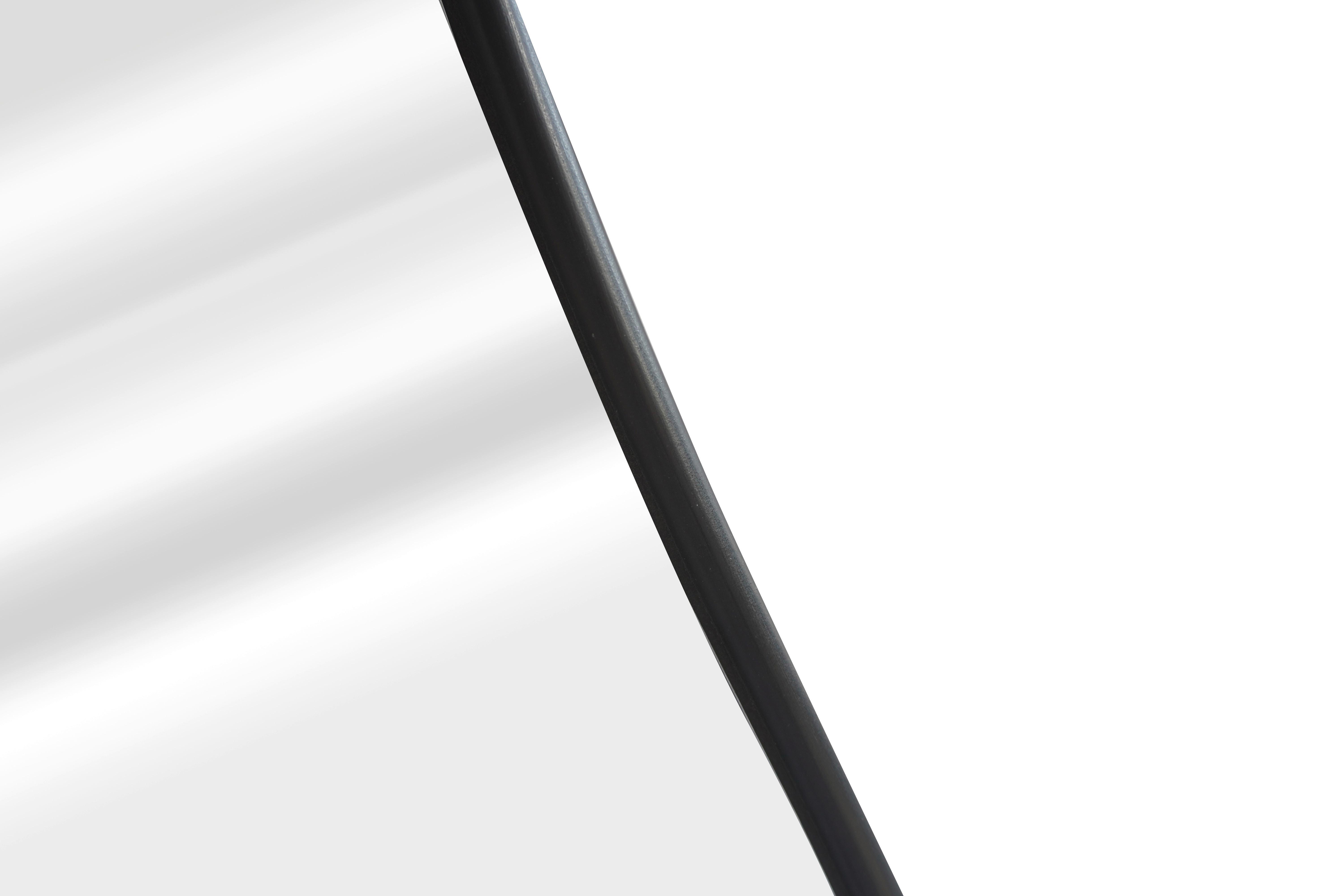 ZRKADLO TIARA - čierna, Modern, kompozitné drevo/sklo (50/120/2,3cm) - Mömax