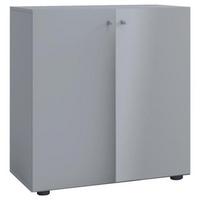 Aktenschrank Vandol Mini Grau Dekor B: 70 cm - Grau, Basics, Holzwerkstoff (70/74/39cm) - MID.YOU