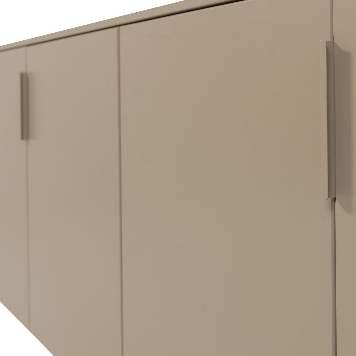 Sideboard Gunnar Schlammfarben B: 201 Cm - Schlammfarben/Schwarz, Design, Holz (201/85/44cm) - Livetastic