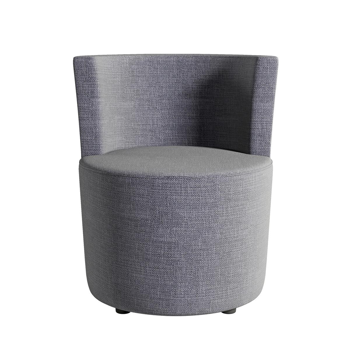 Stuhl Carla Grau B: 62cm - Grau, Design, Textil (62/75/62cm) - Livetastic