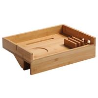 Betttablett Bambus Massiv 40,5x26,5 cm - Naturfarben, Basics, Holz (40,5/26,5/10,5cm) - Kesper