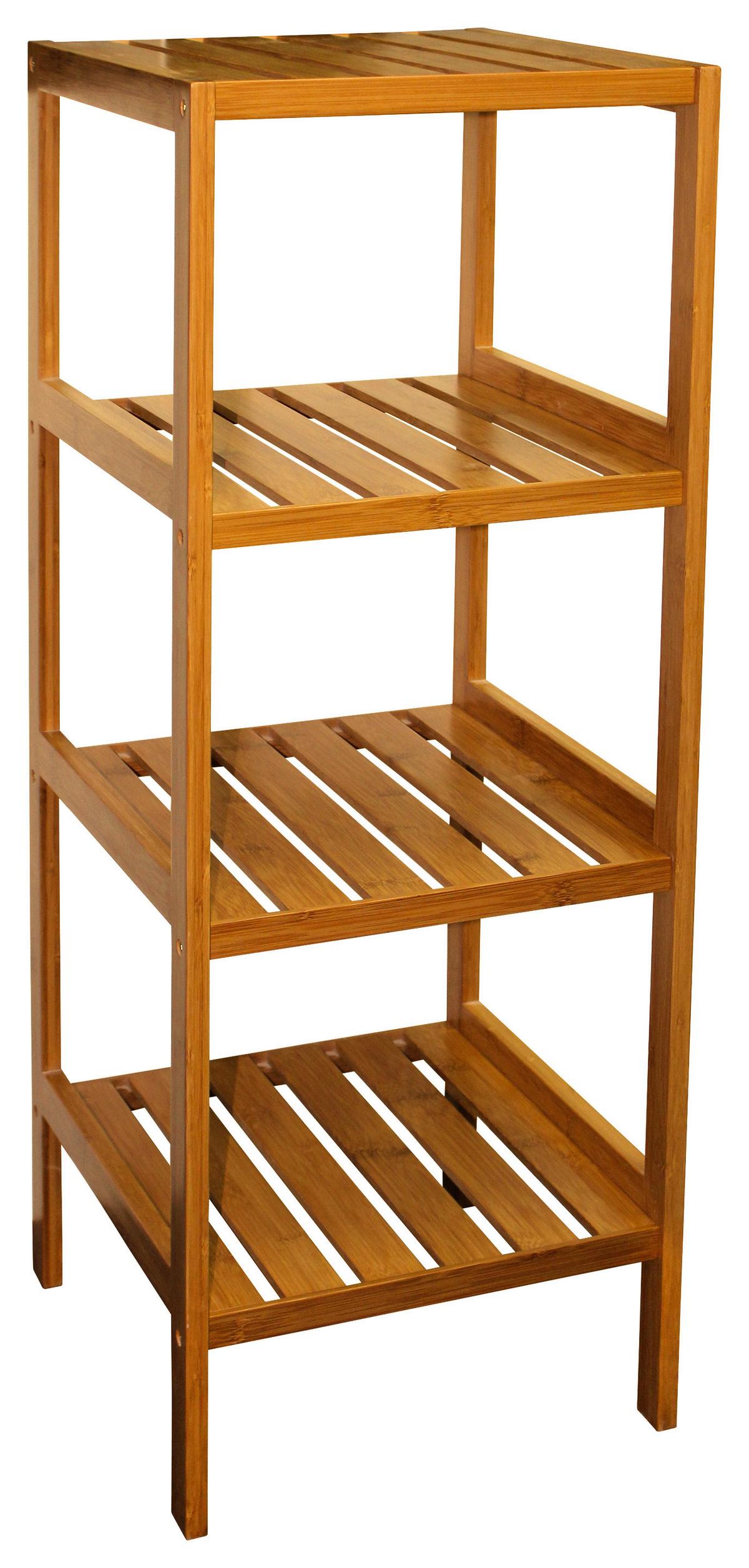 Regal Franz B 35cm, Bambus Natur - Naturfarben, MODERN, Holz (35/86/34cm)