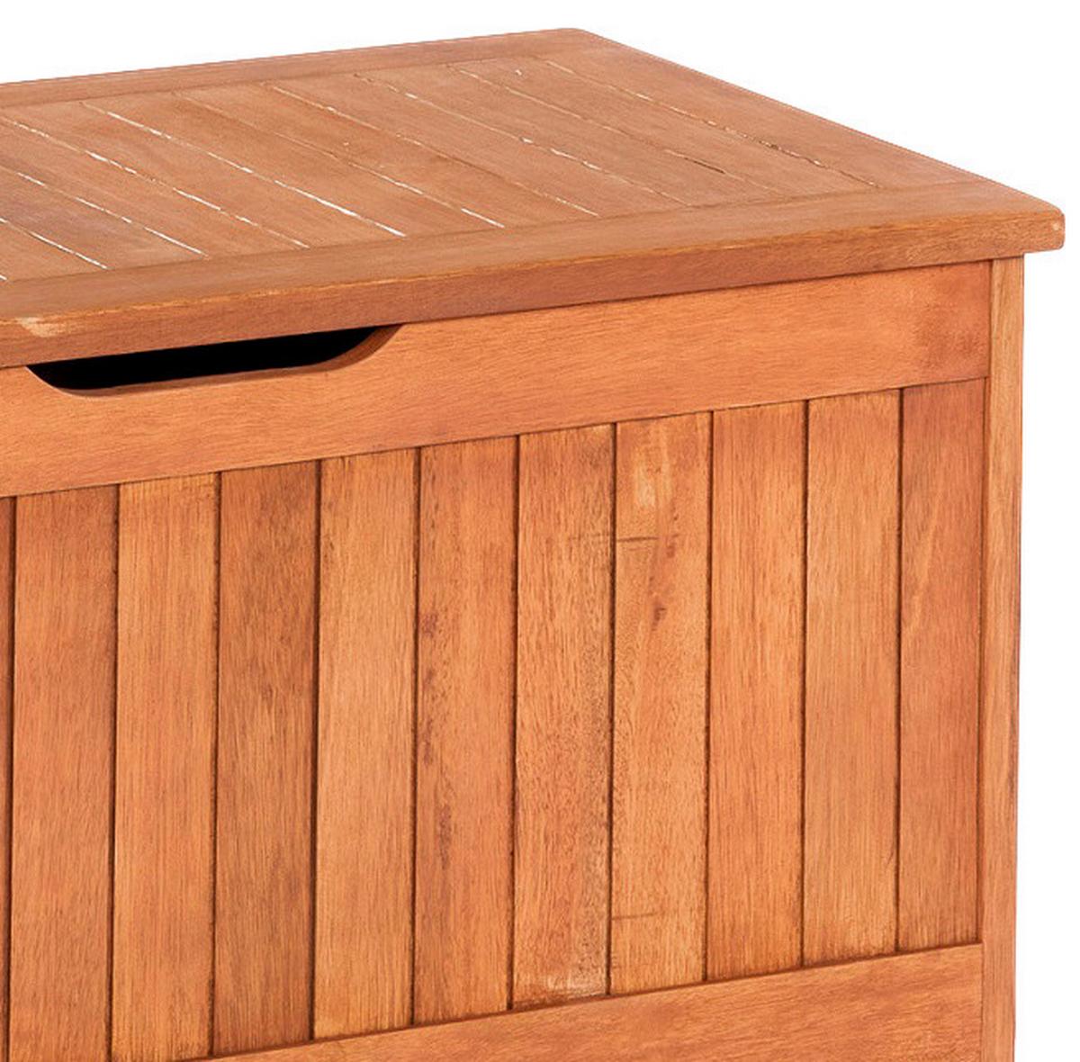 Ambia Garden Kissenbox Bxhxt: 88x45x45 Cm Echtholz - Naturfarben, ROMANTIK / LANDHAUS, Holz (88/45/45cm) - Gardenson