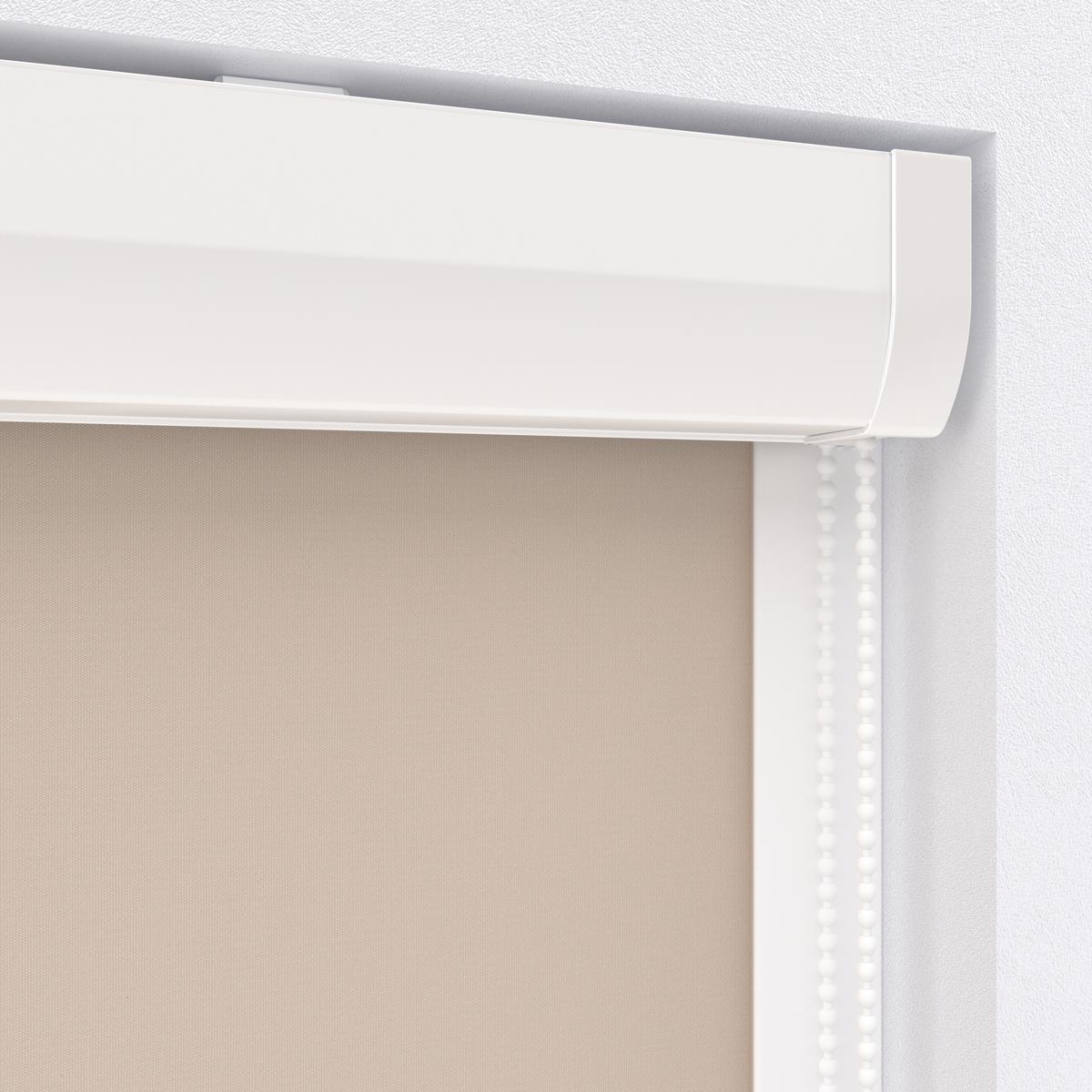 Verdunkelungsrollo Blickdicht Textil BxL 100x175 cm - Beige, Basics, Textil (100/175cm) - MID.YOU
