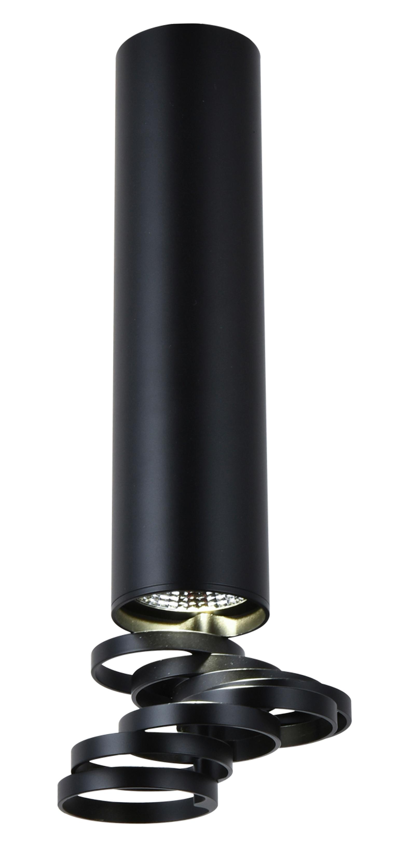 Deckenleuchte 228763 Tuba - Schwarz, KONVENTIONELL, Metall (6/6/30cm)