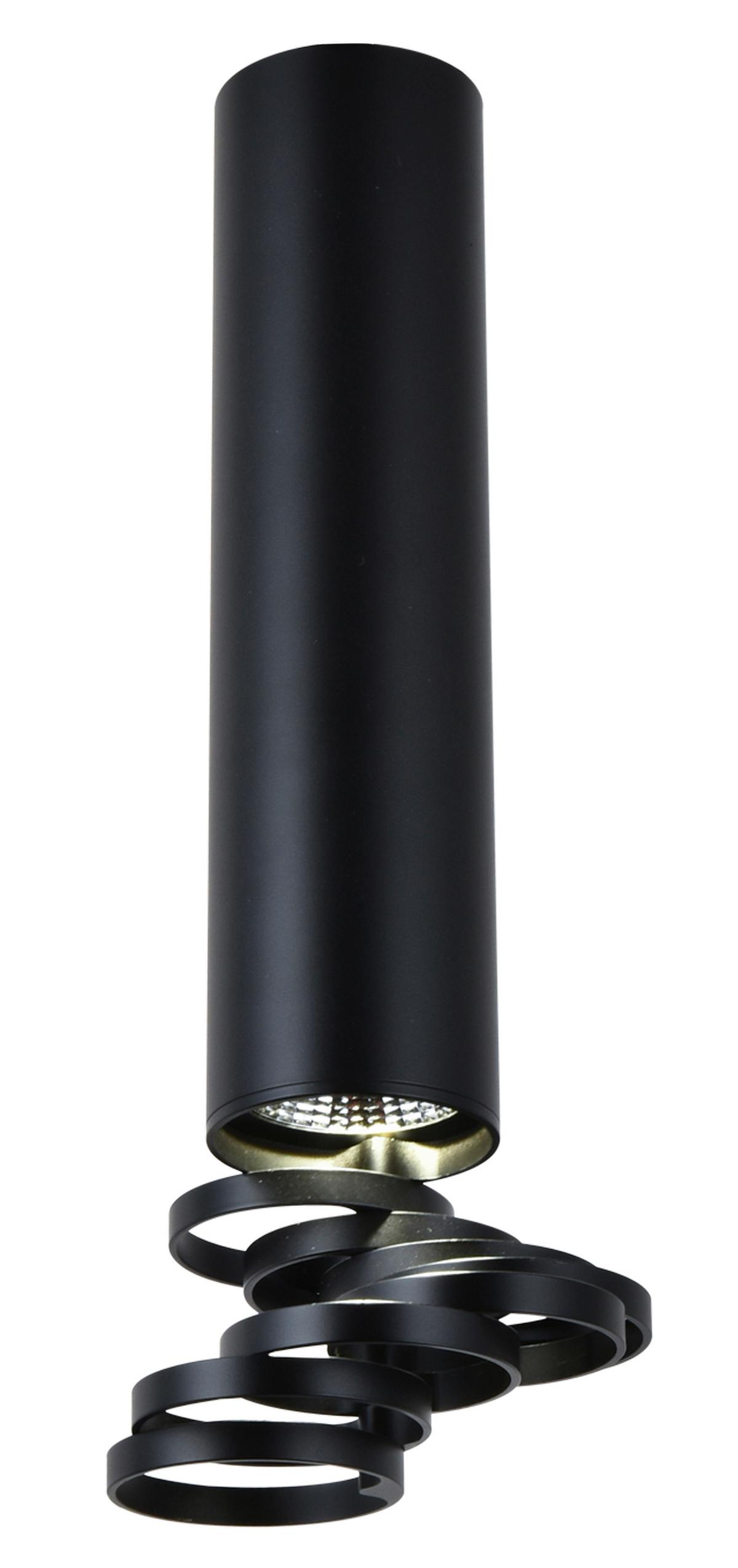 Deckenleuchte 228763 Tuba - Schwarz, KONVENTIONELL, Metall (6/6/30cm)