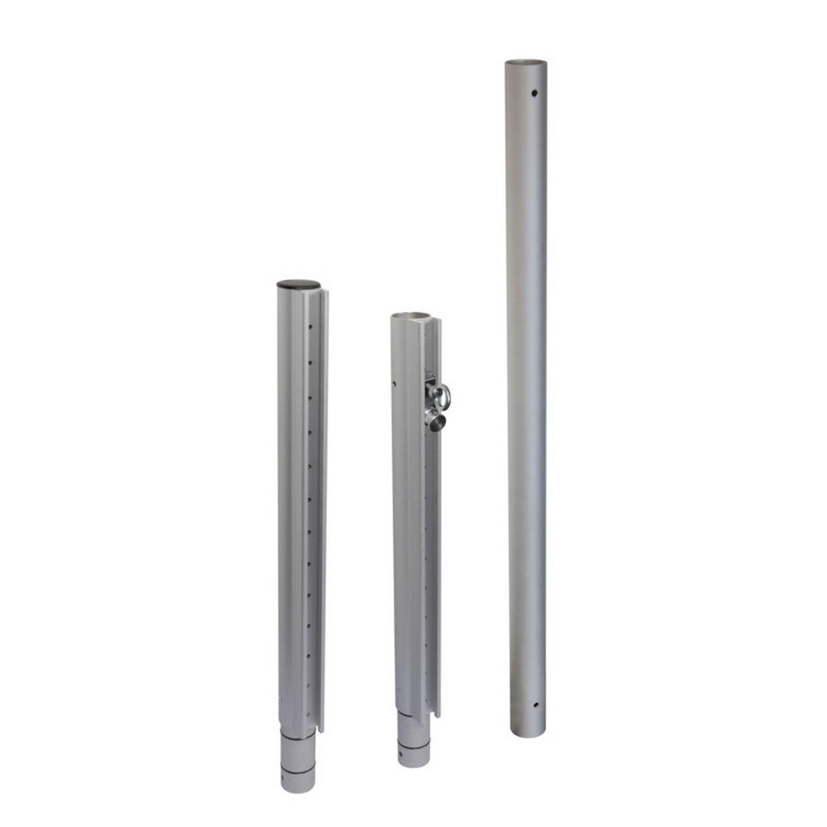Sonnensegelmast Premium Alufarben - Alufarben, Basics, Metall (6/242,5cm)