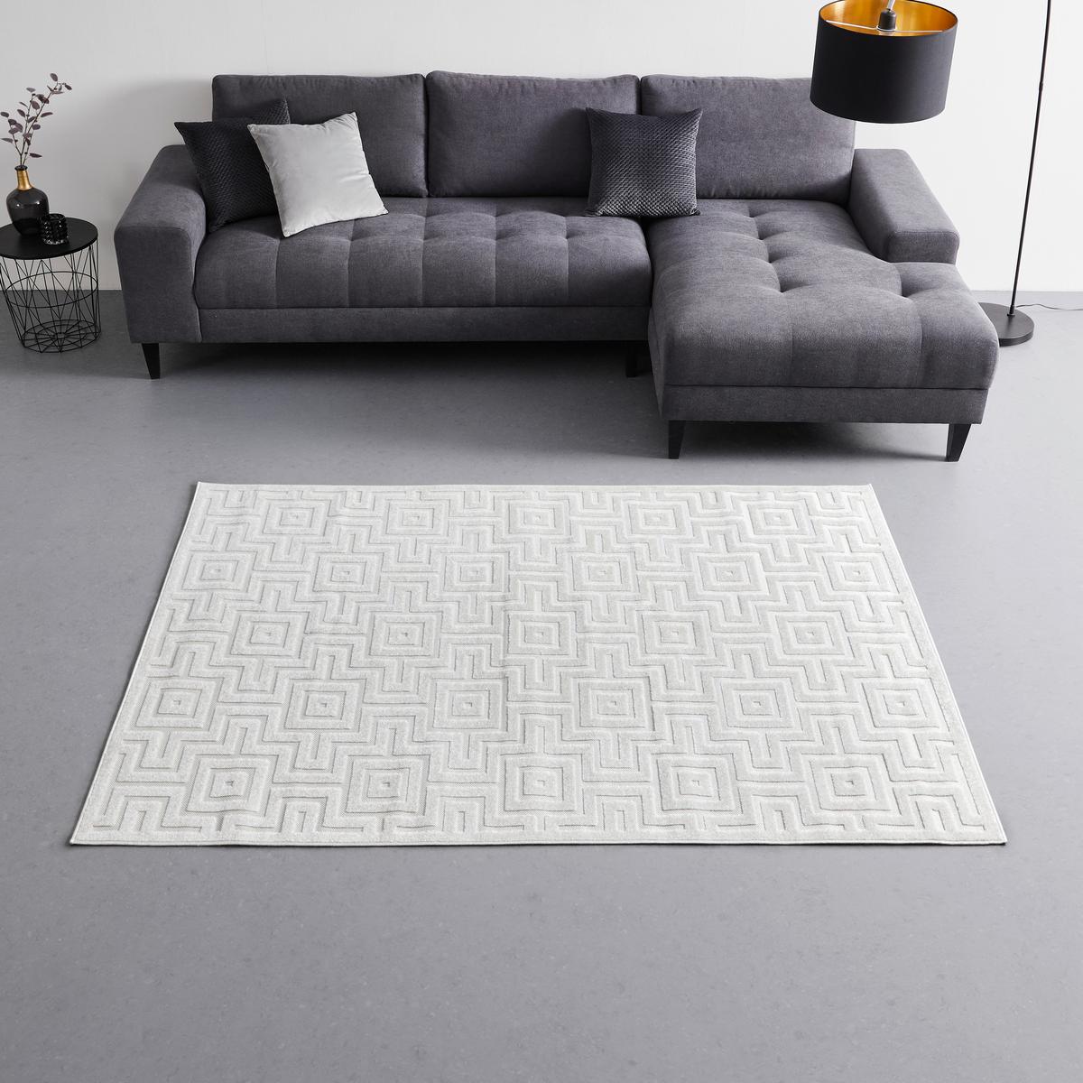 Tkaný koberec Solar, 80/150cm - béžová, Moderní (80/150cm) - Modern Living