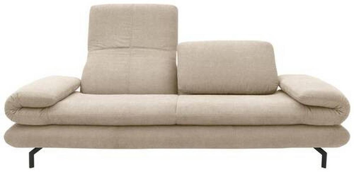 2,5-sitzer Beige - Beige/Schwarz, Design, Textil (224 (284)/83 (110)/98cm) - LOOKS by W.Joop