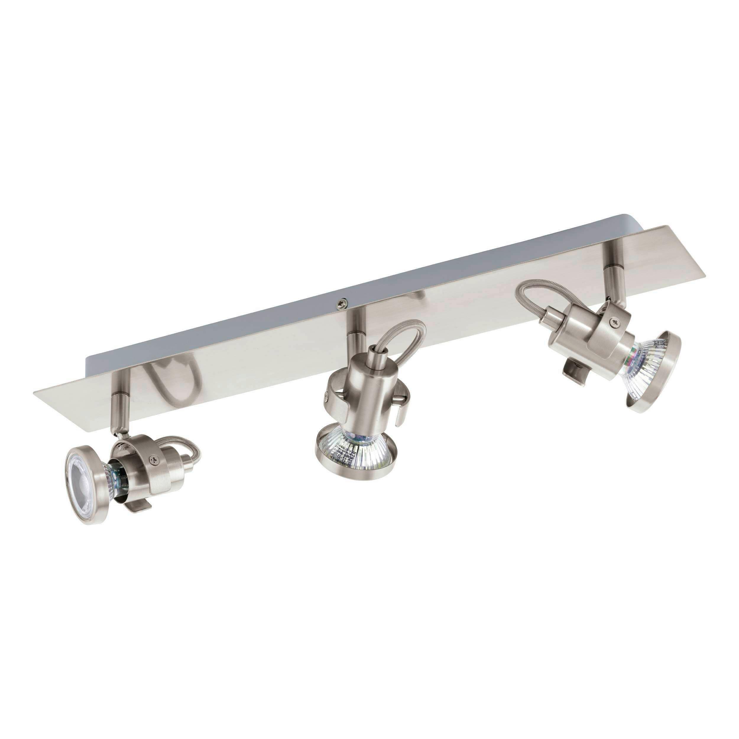 Led-strahler 94146* Tukon 3 - Nickelfarben, Basics, Metall (46/7/5cm) - Eglo