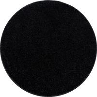 Hochflor Teppich Anthrazit Ata Rund Ø 200 cm - Anthrazit, Design, Textil (200cm) - Novel