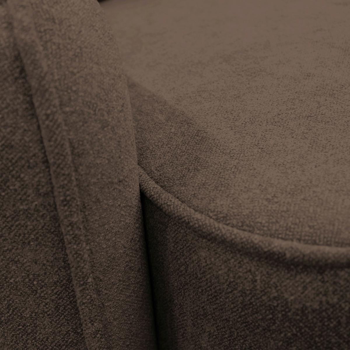 Ecksofa Fancy Braun 143x209 cm - Schwarz/Braun, Design, Textil (143/209cm) - MID.YOU