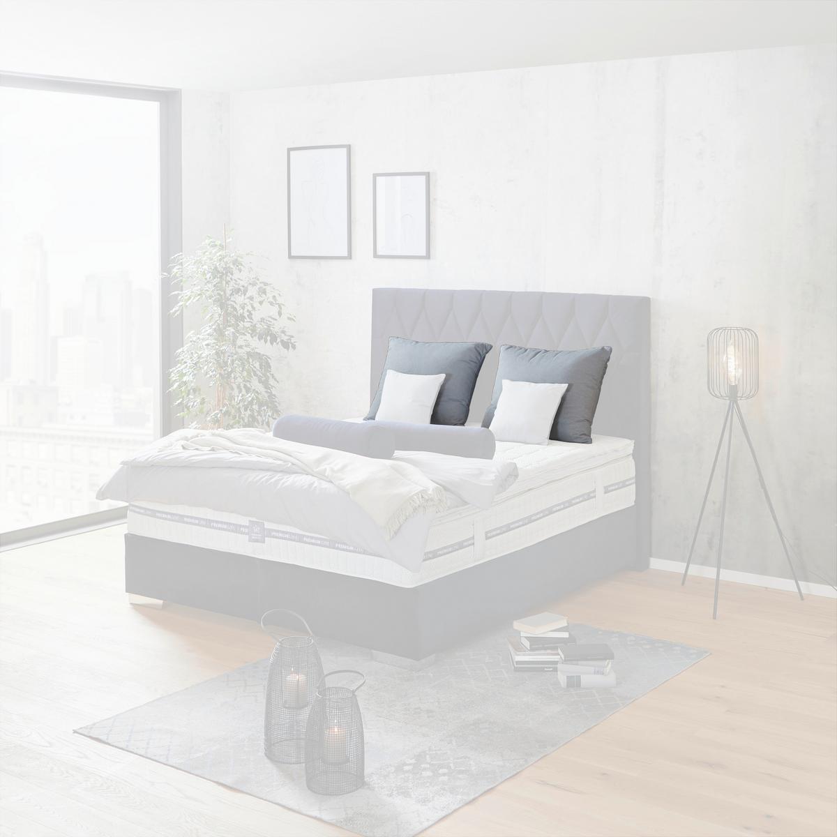 Kissensatz Paula B2 60x70 Cm Pastellblau - Blau, KONVENTIONELL, Textil (60/70cm)
