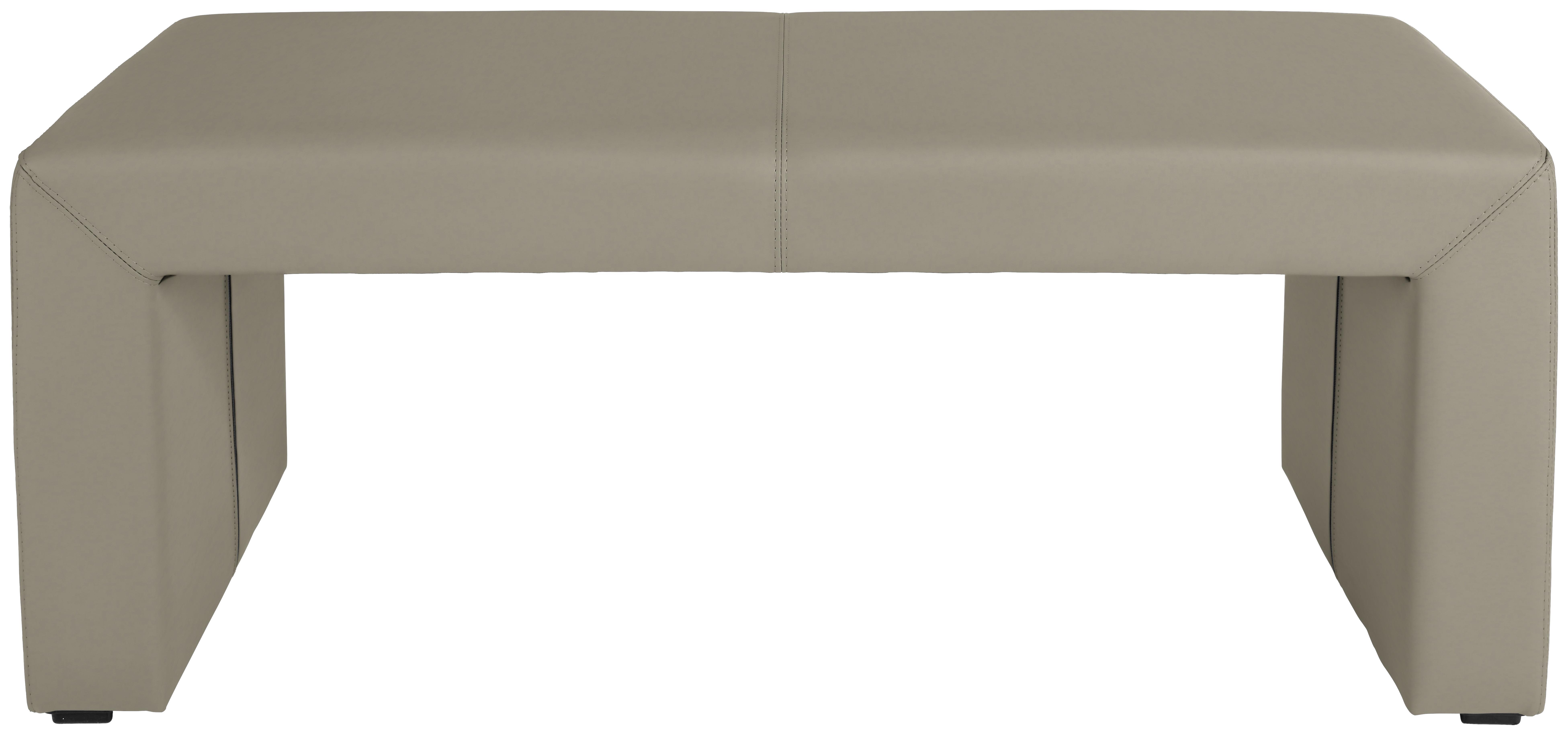 Sitzbank Gepolstert Taupe Valun II B: 180 cm - Taupe, KONVENTIONELL, Holz/Holzwerkstoff (180/49/48cm)