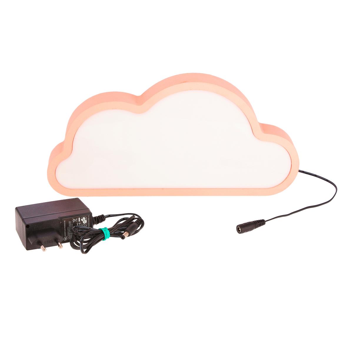 Kindertischleuchte 41-11664 Cloud - Pink, Basics, Holzwerkstoff/Kunststoff (31/3.5/15cm)