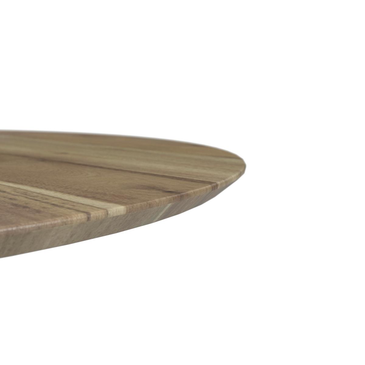 Jedálenský stôl ALLEGRA P: 120 cm - farba akácie, Modern, drevo (120/76cm) - Bessagi Home