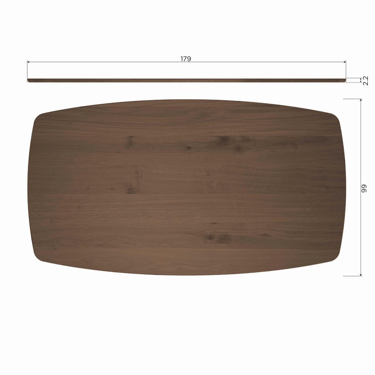 Esstisch Jouw Unieke Kaschmir L: 180 cm - Kaschmir, Design, Holz (180/100/74cm) - Livetastic