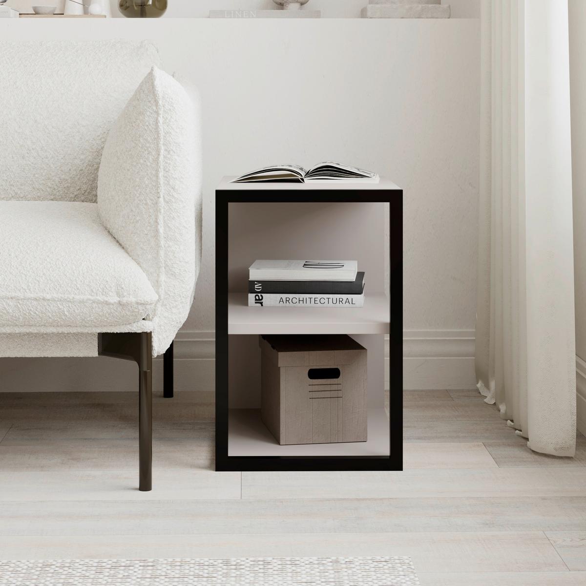 Couchtisch Echo Mokka B: 30 Cm - Mokka, Design, Holzwerkstoff/Metall (42/30/45cm) - Livetastic