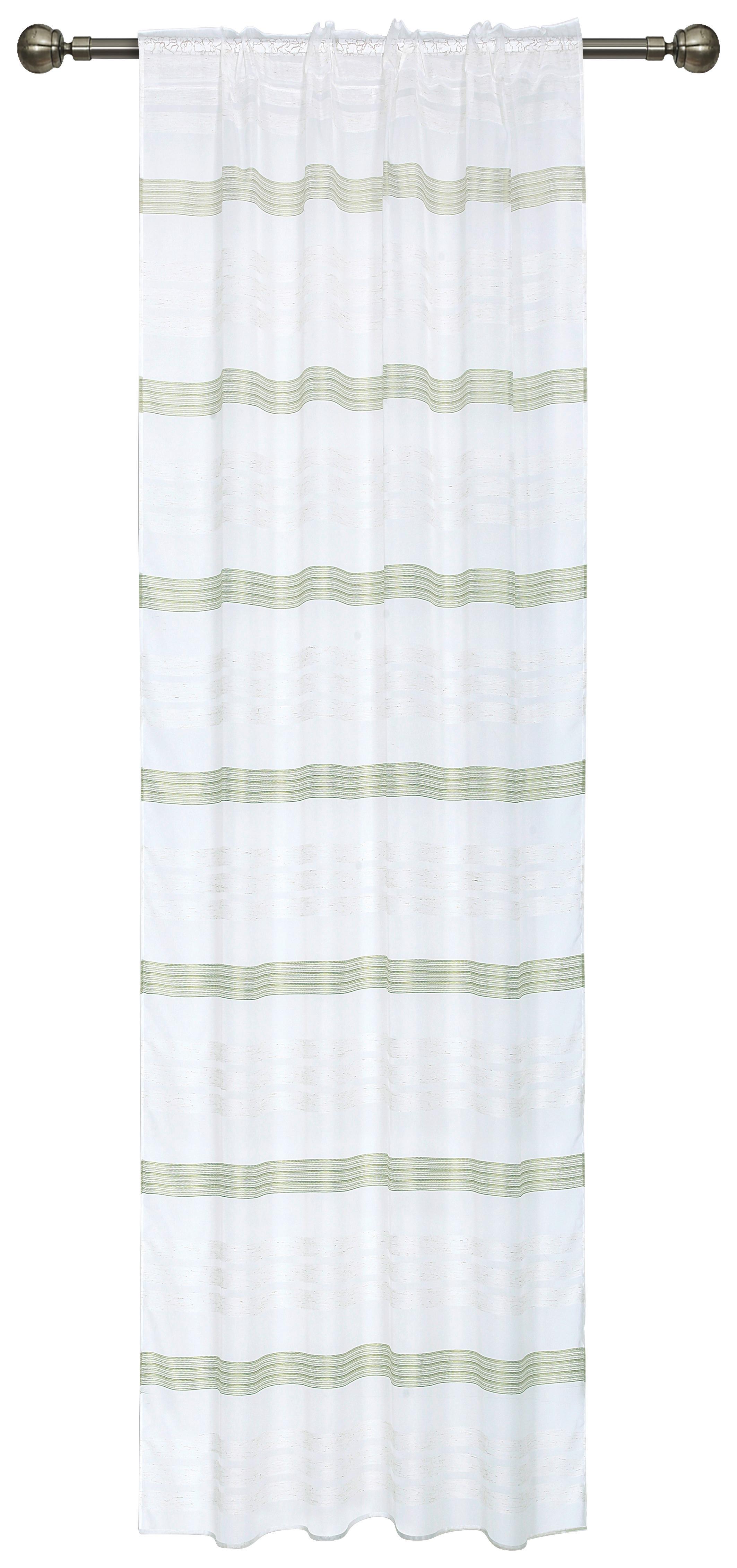 Készfüggöny Steffi Kb. 140/245cm - zöld, Modern, textil (140/245cm) - Luca Bessoni