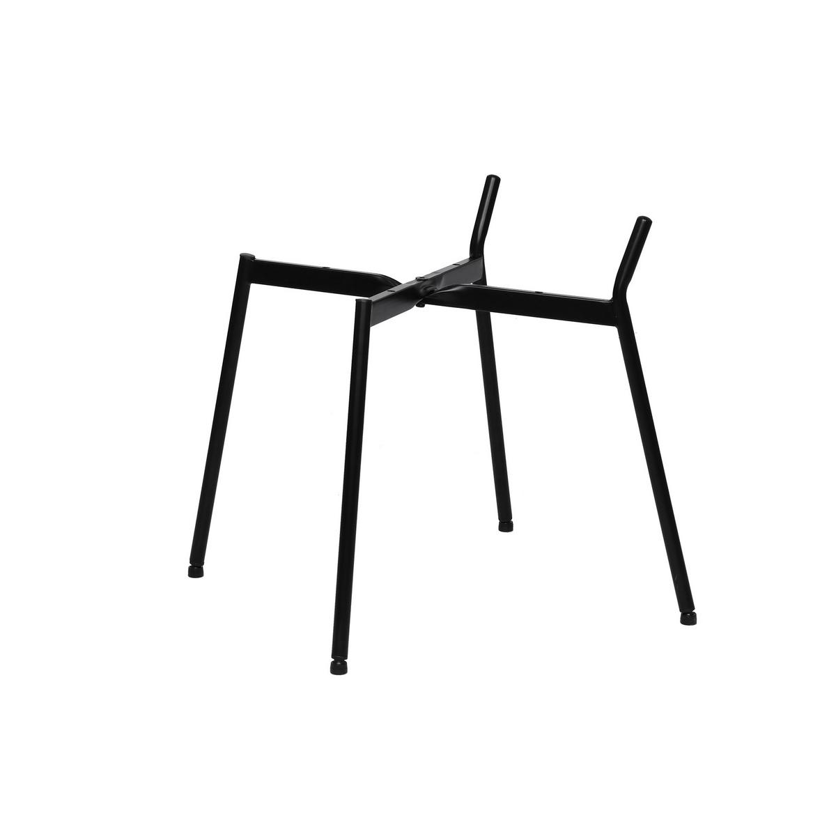 STUHL-SET Schwarz/Grau 2-teilig - Schwarz/Grau, MODERN, Textil/Metall (48/83/59cm) - MID.YOU