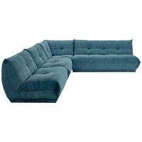 Ecksofa Giselle Petrol S: 315x285 cm - Petrol, Trend, Textil (315/285cm) - Livetastic