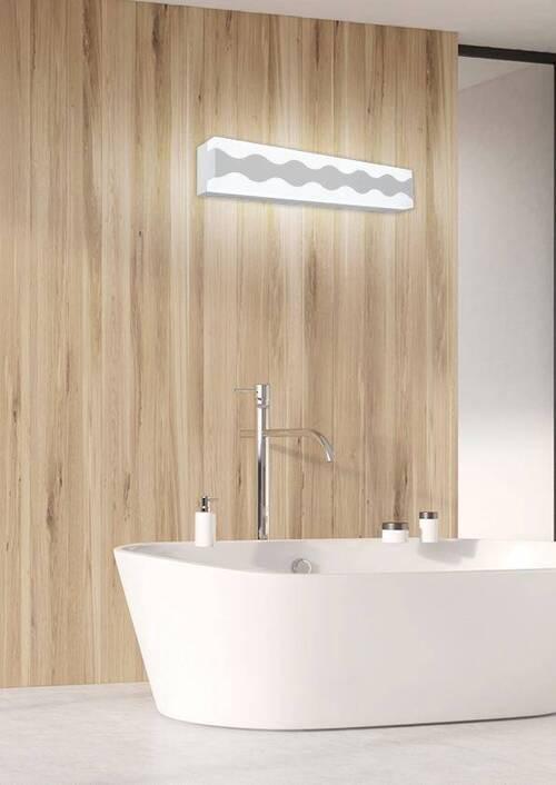 Led-wandleuchte 21-72825 Front - Weiß, Design, Metall (5/39.5/7cm)