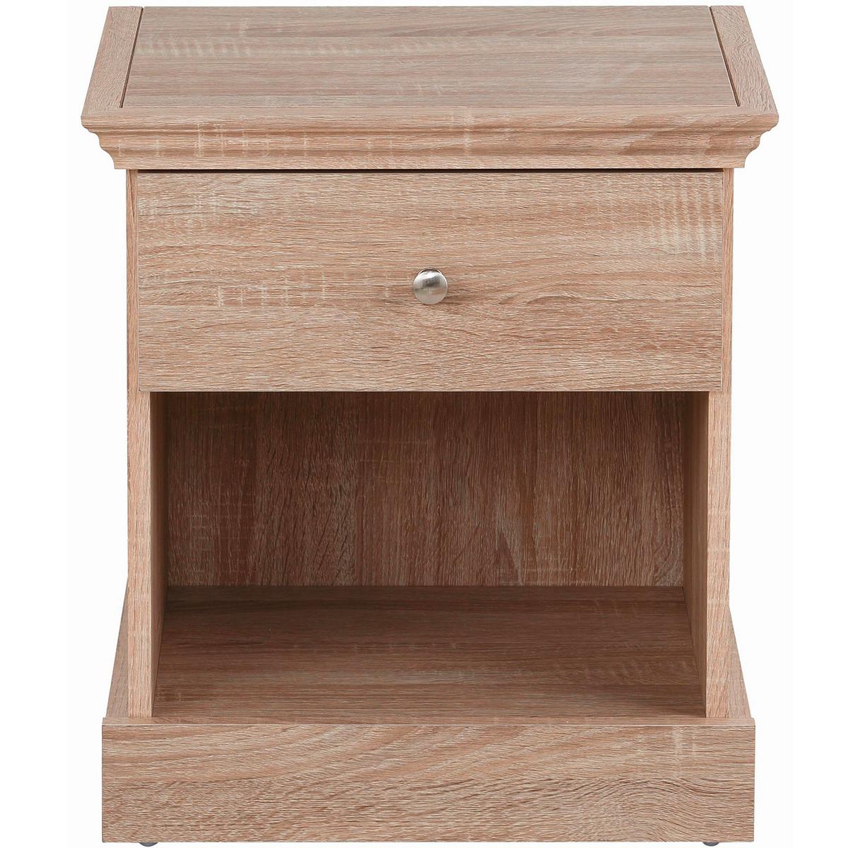 Nachttisch Binz Eiche Dekor B: 45 cm - Eichefarben/Naturfarben, Design, Holzwerkstoff (45/50/35cm) - MID.YOU