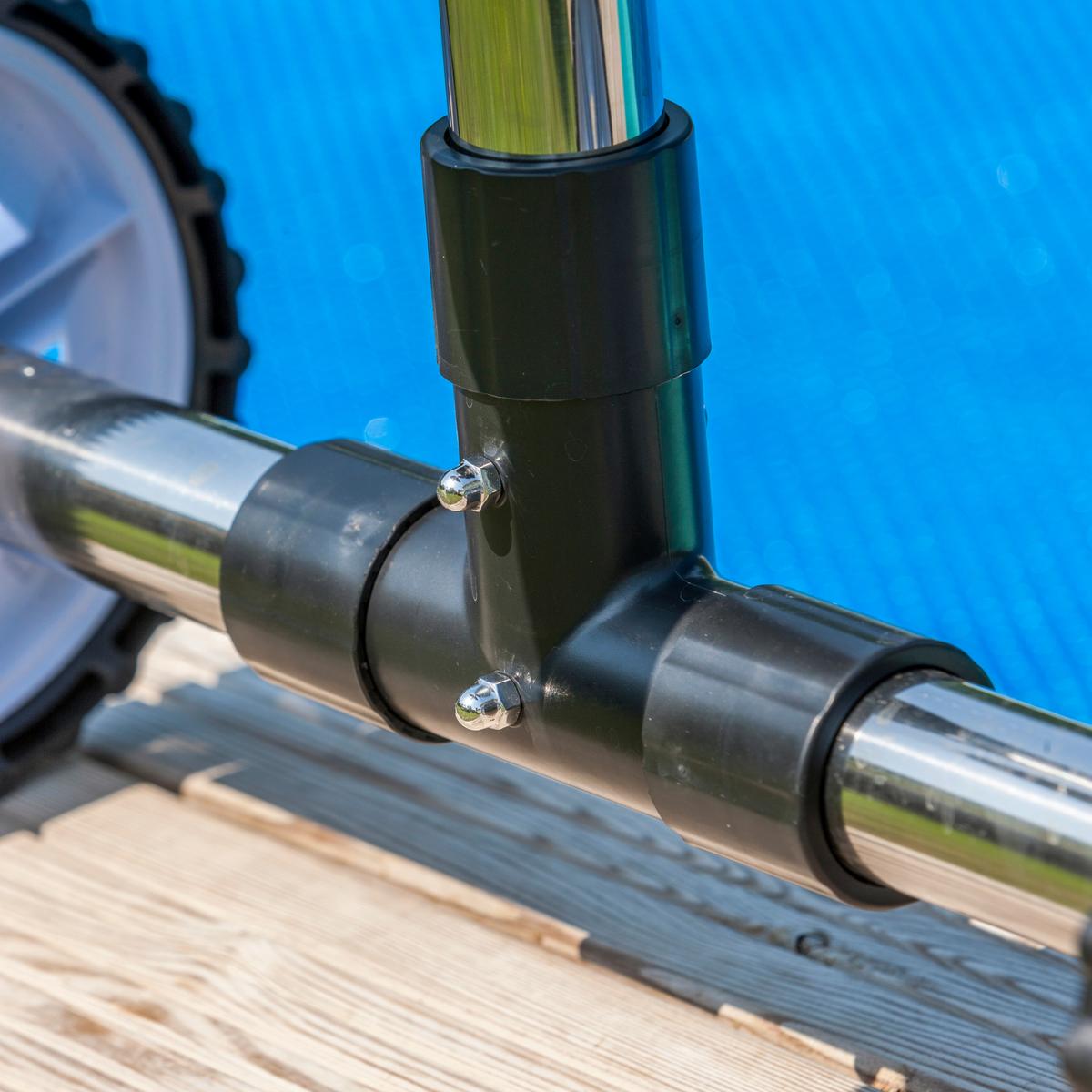 Schutzplane Planenaufroller - Alufarben, KONVENTIONELL, Metall (5,5cm) - Gre