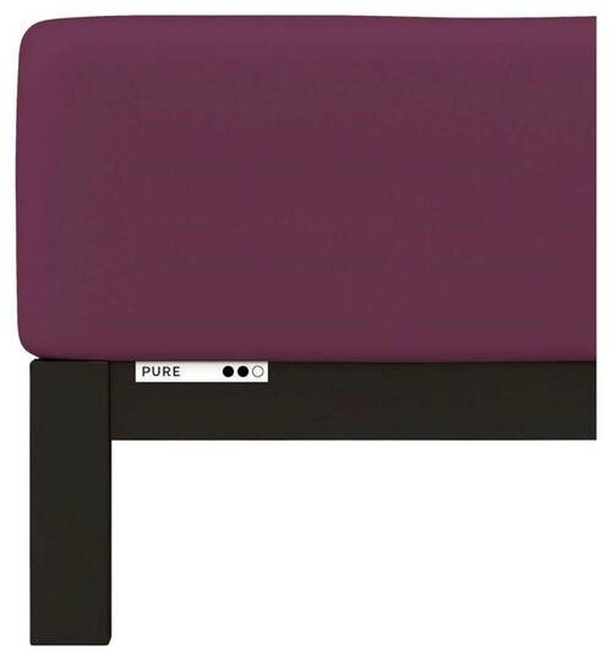 Boxspring-spannleintuch Pure Boxspring - Beere, Basics, Textil (140-160/200-220cm) - Schlafgut