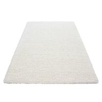 Hochflor Teppich Creme Life 160x230 cm - Creme, KONVENTIONELL, Textil (160/230cm) - Novel