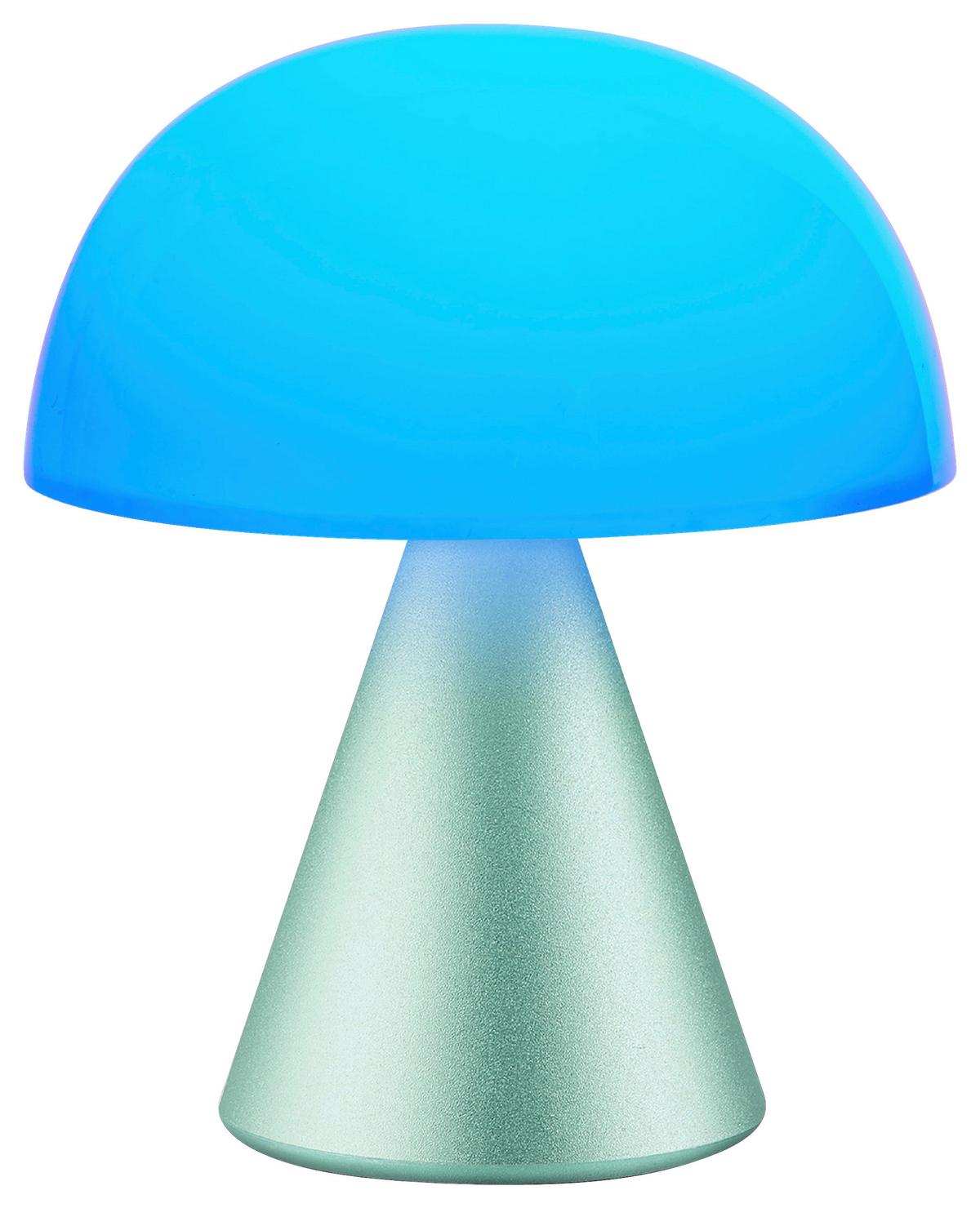 Akku-tischleuchte Lexon Mina M - Mintgrün, Design, Kunststoff/Metall (9.2/11/9.2cm)