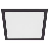 Led-deckenleuchte Salobrena-tw L: 30 Cm Mit Fernbedienung - Schwarz/Weiß, Basics, Kunststoff/Metall (30/30/5cm)