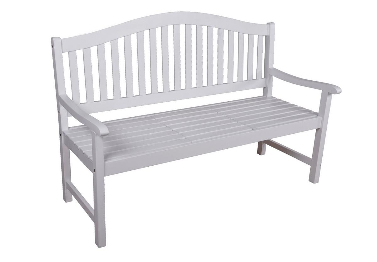 Gartenbank Echtholz Singapur 3-Sitzer - Eukalyptusholzfarben, Basics, Holz (150/104/62cm) - Gardenson