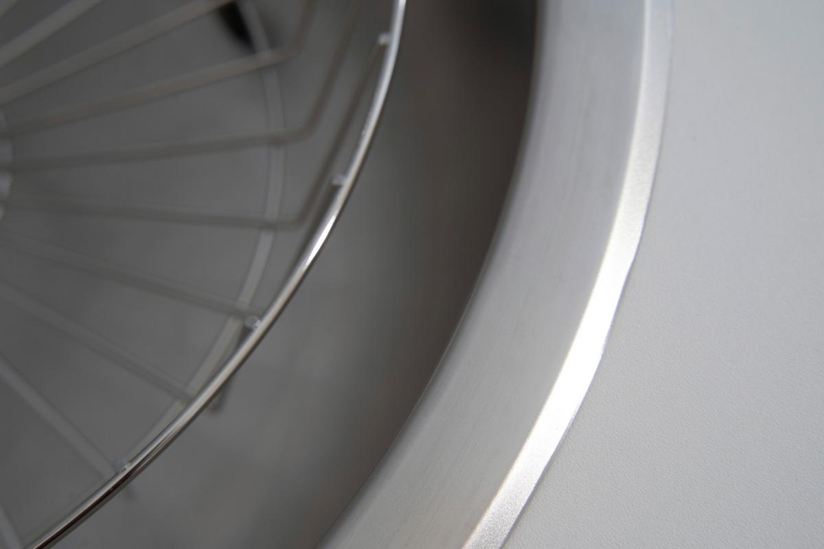 Spüle Respekta Rundbeckenset - Edelstahlfarben, Trend, Metall (44,6/17cm) - Respekta