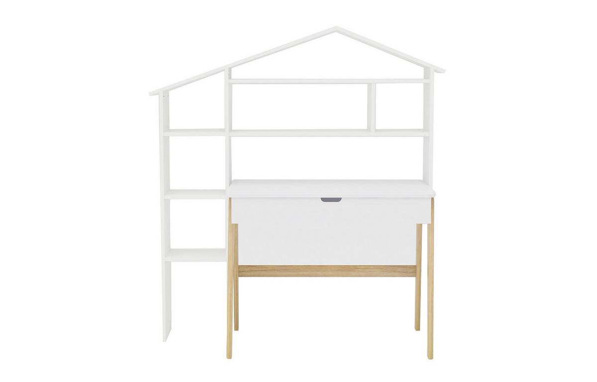 ÜBERBAUREGAL Weiß B: 148cm - Weiß, Design, Holz/Holzwerkstoff (148/155/31cm) - Livetastic