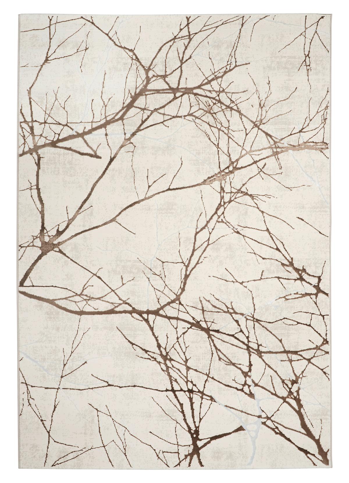 Webteppich Creme Belly 160x230 cm - Creme, ROMANTIK / LANDHAUS, Textil (160/230cm) - James Wood