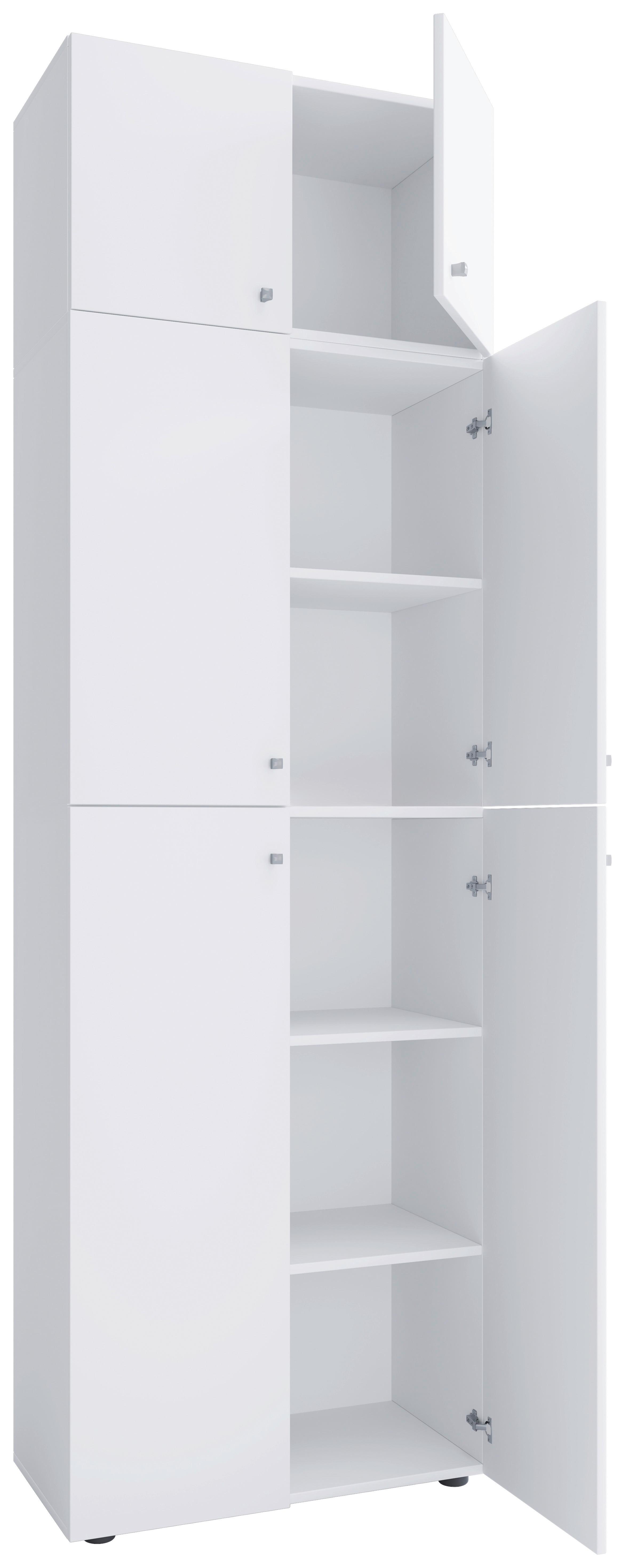 Aktenschrank Lona Weiß B: 70 Cm - Weiß, MODERN, Holzwerkstoff (70/223/39cm) - MID.YOU