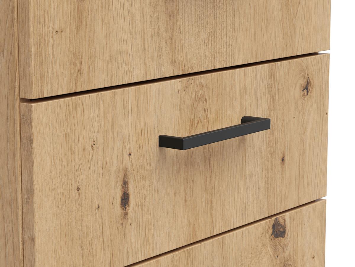 Komód Cabinet - Artisan tölgy, Modern, faalapú anyag (45/115/40cm)