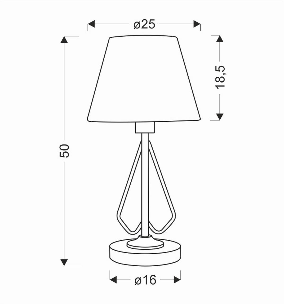 Tischleuchte 50501089 Morley - Schwarz/Weiß, Basics, Kunststoff/Metall (16/25/26cm)